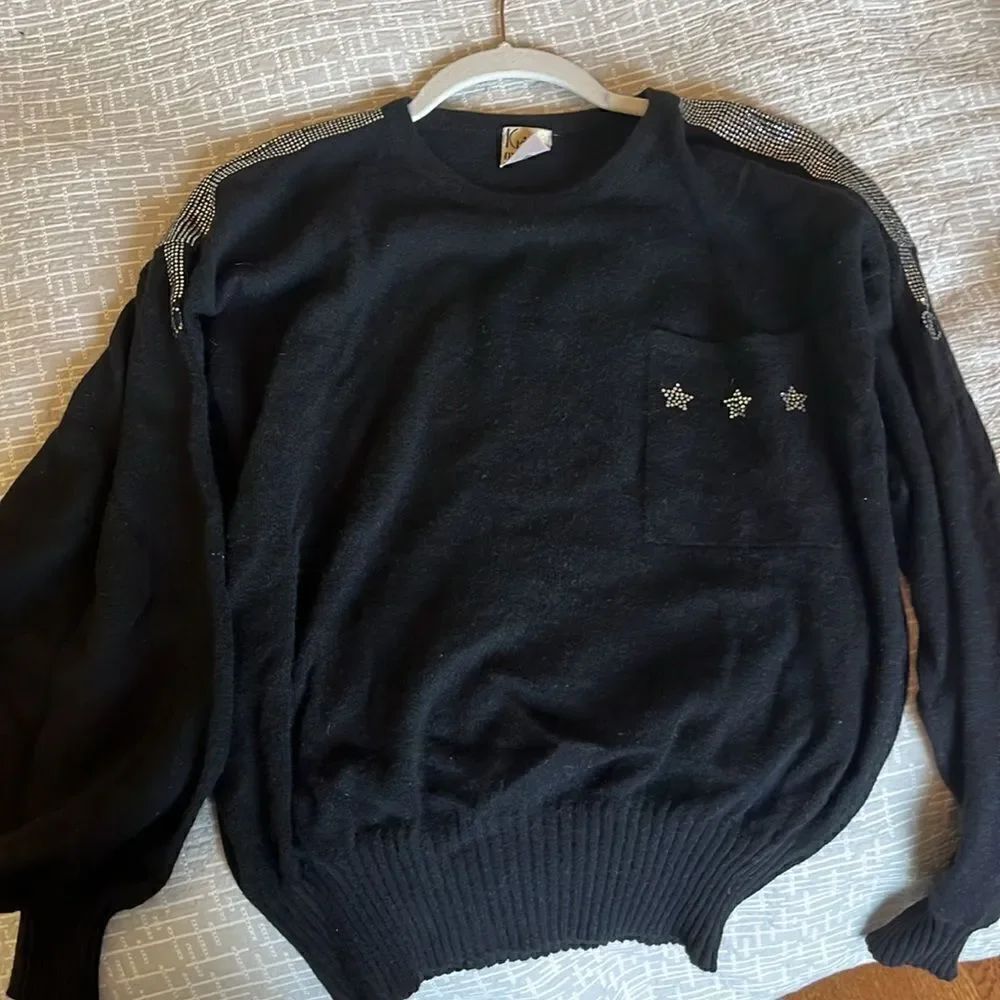 Krizia cashmere embellished vintage sweater